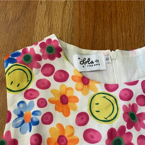 Lola + The Boys Multi Color Daisy Sleeveless Sundress - Picture 8 of 8